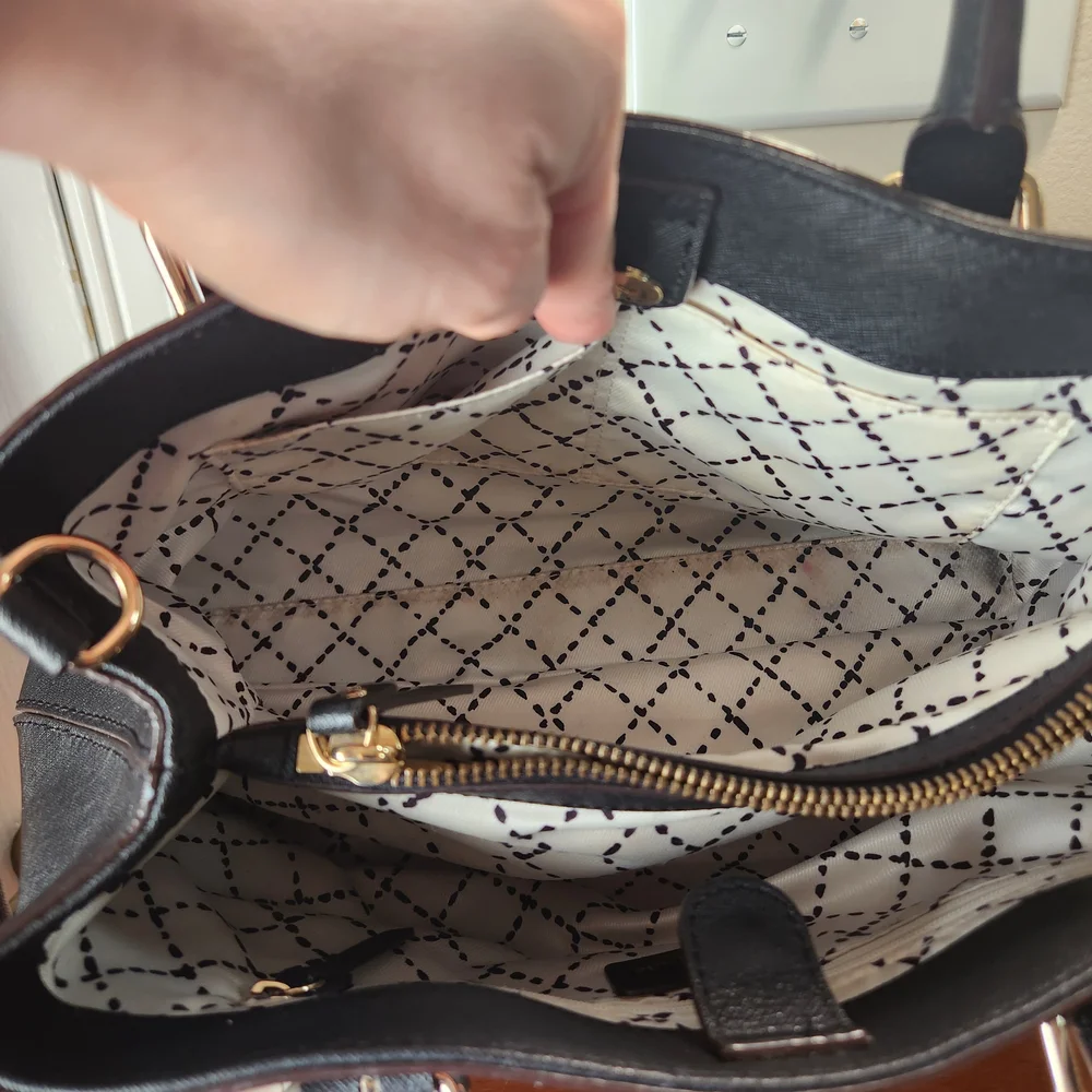 kate spade New York Black Saffiano Leather Handbag - Picture 12 of 15